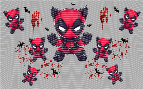 24oz cup wraps-N 737